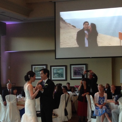 The couple's first dance as husband and wife.